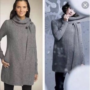 Theory Verdana Inclusive Wool Cashmere Cardigan L